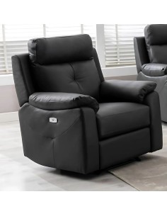 Milano Electric Recliner Armchair - Anthracite