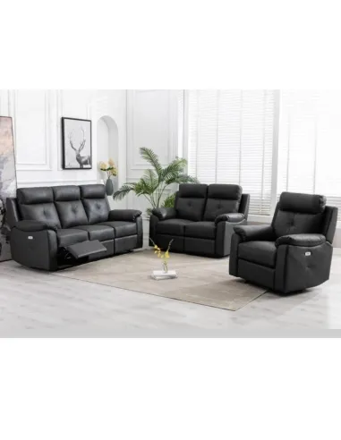 Milano Electric Recliner Armchair - Anthracite