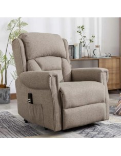 Sandringham Dual Motor Lift & Tilt Recliner Armchair - Taupe
