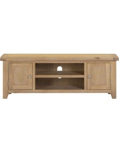 Windsor Straight TV Unit - Natural Oak