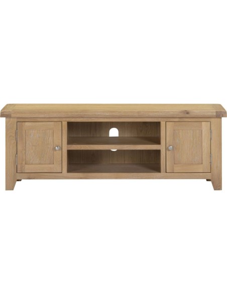 Windsor Straight TV Unit - Natural Oak