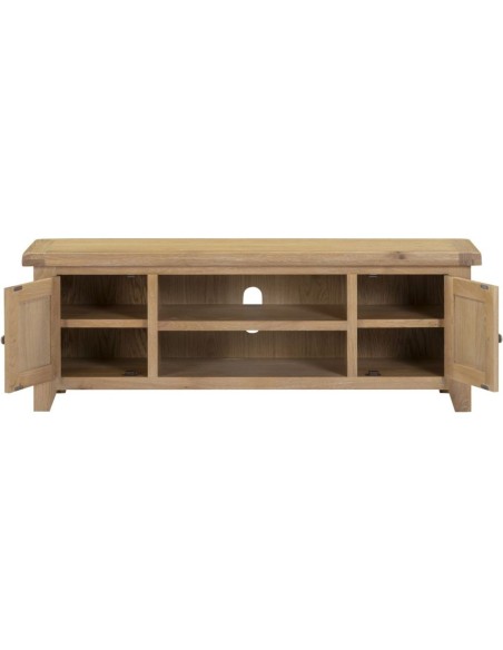 Windsor Straight TV Unit - Natural Oak