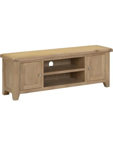 Windsor Straight TV Unit - Natural Oak