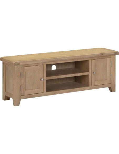 Windsor Straight TV Unit - Natural Oak