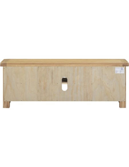 Windsor Straight TV Unit - Natural Oak