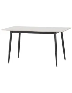 Fenton Dining Table - White Marble/Stone Effect