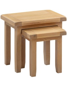 Windsor Nest Of 2 Tables - Natural Oak 2