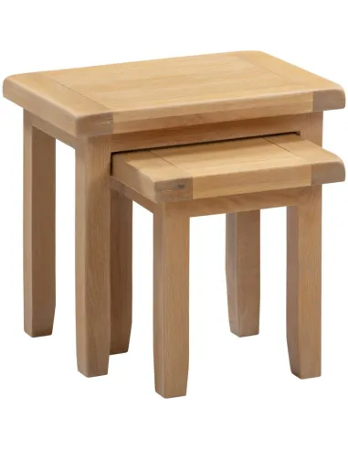 Windsor Nest Of 2 Tables - Natural Oak