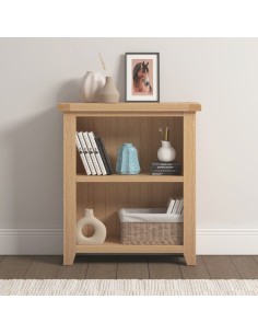 Windsor Low Bookcase - Natural Oak