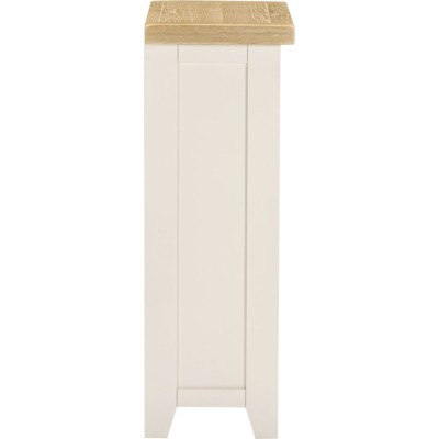 Windsor Low Bookcase - Ivory/Oak