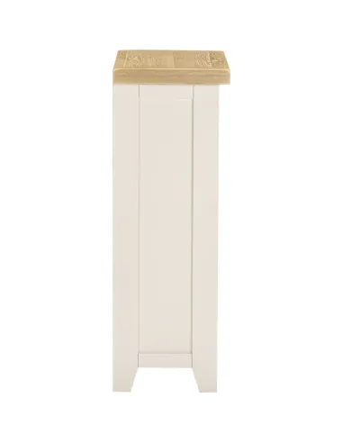 Windsor Low Bookcase - Ivory/Oak