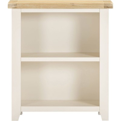 Windsor Low Bookcase - Ivory/Oak