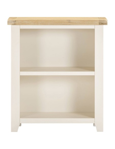 Windsor Low Bookcase - Ivory/Oak