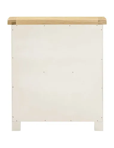 Windsor Low Bookcase - Ivory/Oak