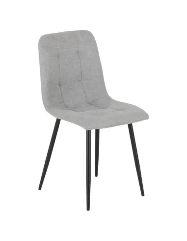 Fenton Dining Chair - Light Grey Fabric
