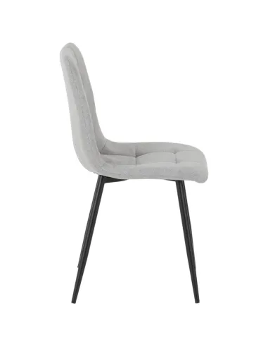 Fenton Dining Chair - Light Grey Fabric
