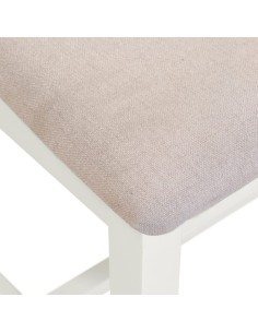 Windsor Cross Back Dining Chair - Ivory/Oat Fabric 2