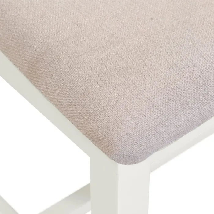 Windsor Cross Back Dining Chair - Ivory/Oat Fabric