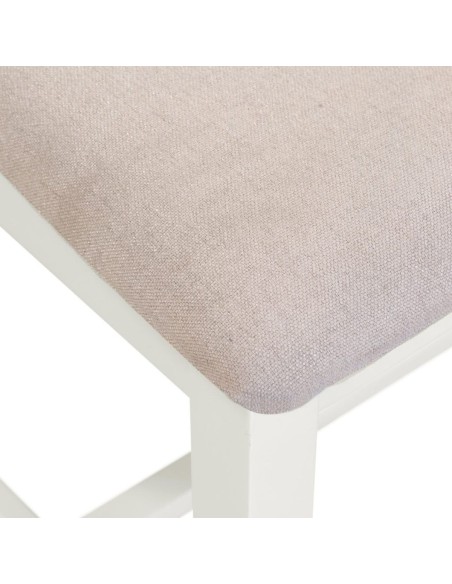 Windsor Cross Back Dining Chair - Ivory/Oat Fabric