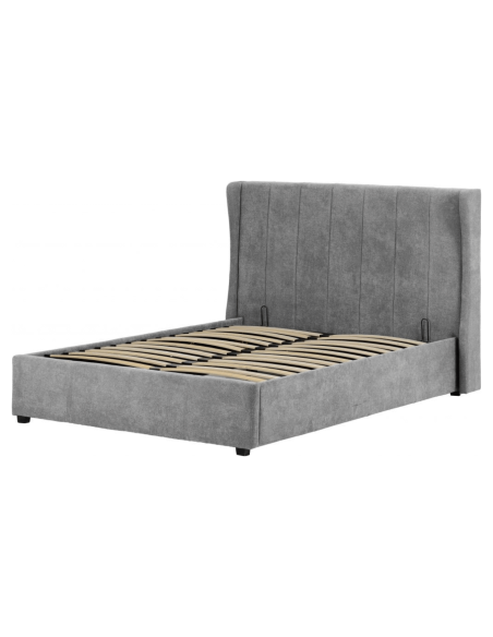 Amelia 4ft6 Plus Bed - Dark Grey Fabric