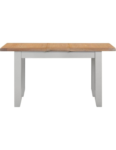 Windsor Extending Dining Table - Pebble Grey/Oak