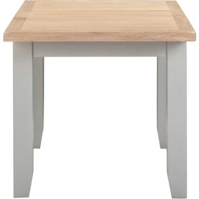 Windsor Extending Dining Table - Pebble Grey/Oak