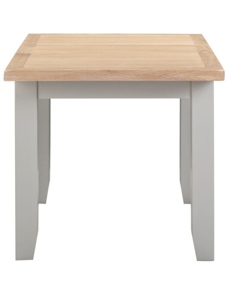 Windsor Extending Dining Table - Pebble Grey/Oak