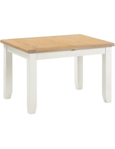 Windsor Extending Dining Table - Ivory/Oak