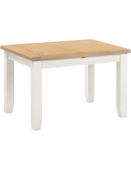 Windsor Extending Dining Table - Ivory/Oak