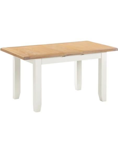 Windsor Extending Dining Table - Ivory/Oak