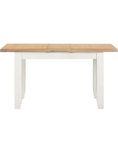 Windsor Extending Dining Table - Ivory/Oak