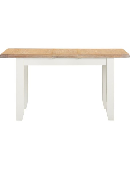Windsor Extending Dining Table - Ivory/Oak