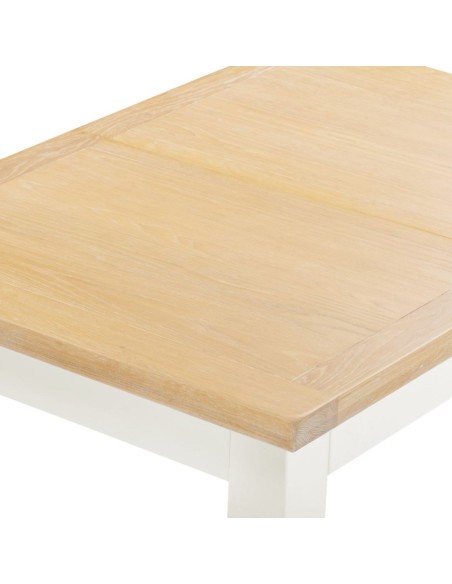Windsor Extending Dining Table - Ivory/Oak