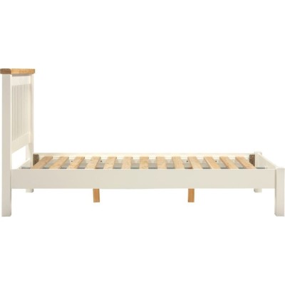 Windsor 4FT6 Low End Bed - Ivory/Oak