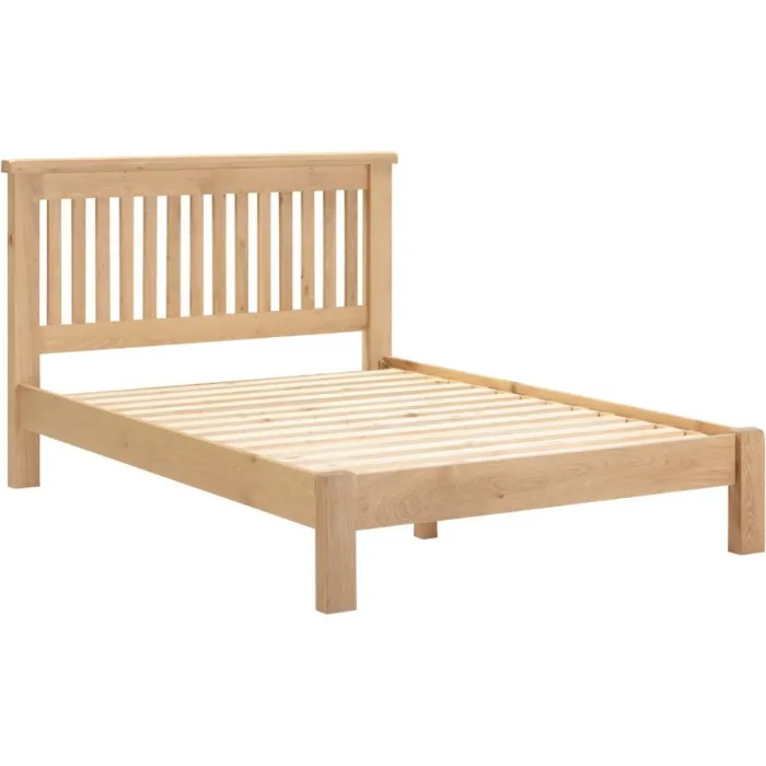 Windsor 4FT6 Low End Bed - Natural Oak