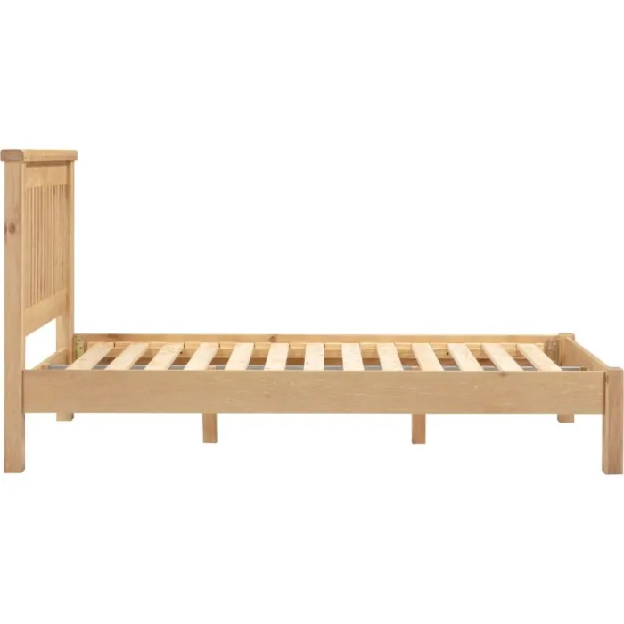 Windsor 4FT6 Low End Bed - Natural Oak