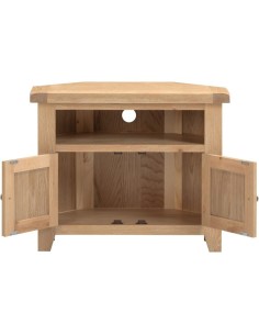 Windsor Corner TV Unit - Natural Oak 2