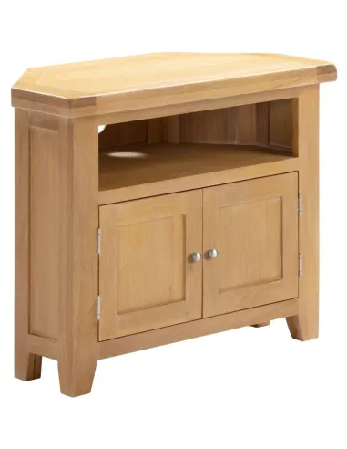 Windsor Corner TV Unit - Natural Oak