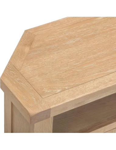 Windsor Corner TV Unit - Natural Oak