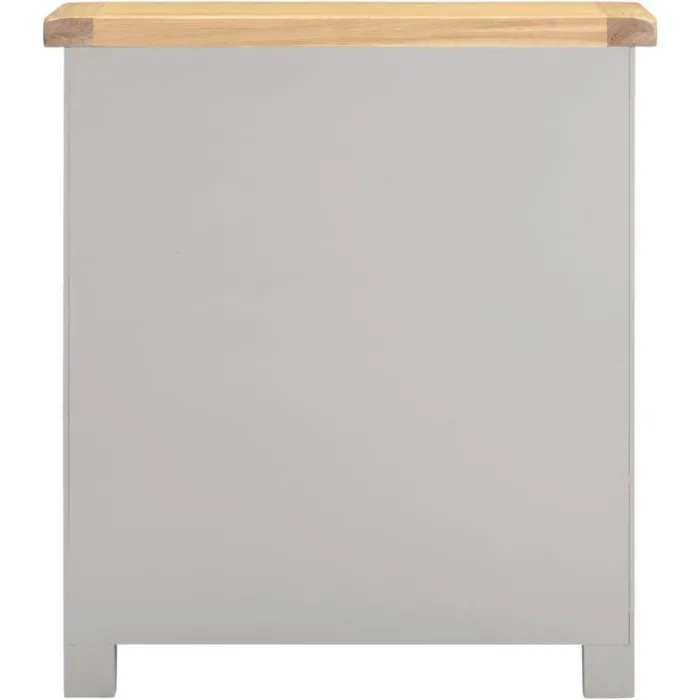 Windsor 3+2 Drawer Chest - Pebble Grey/Oak