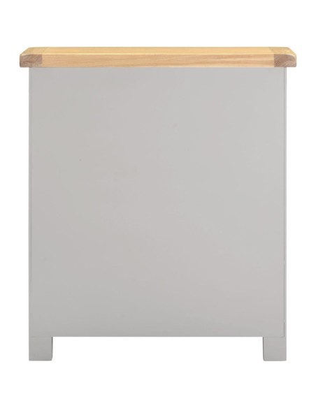 Windsor 3+2 Drawer Chest - Pebble Grey/Oak