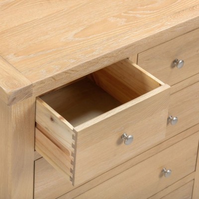 Windsor 3+2 Drawer Chest - Natural Oak