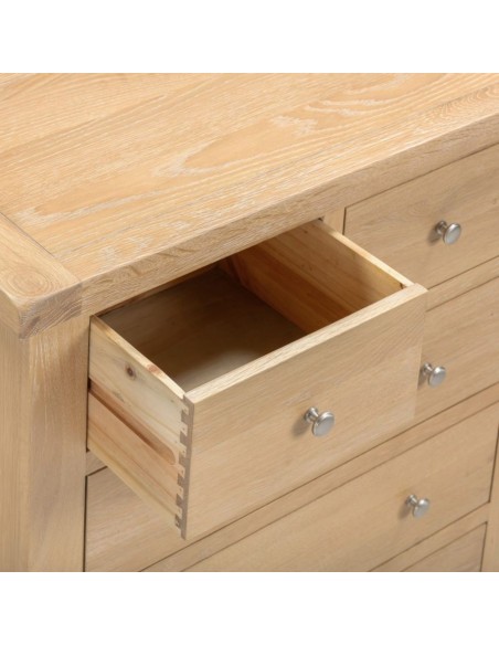 Windsor 3+2 Drawer Chest - Natural Oak