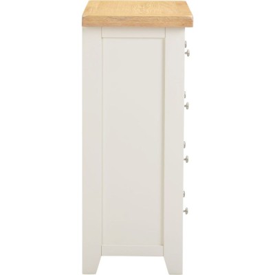 Windsor 3+2 Drawer Chest - Ivory/Oak