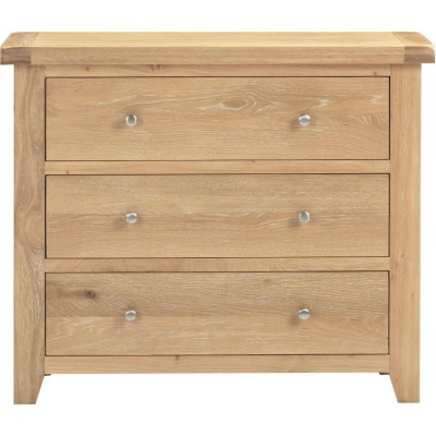 Windsor 3 Drawer Chest - Natural Oak