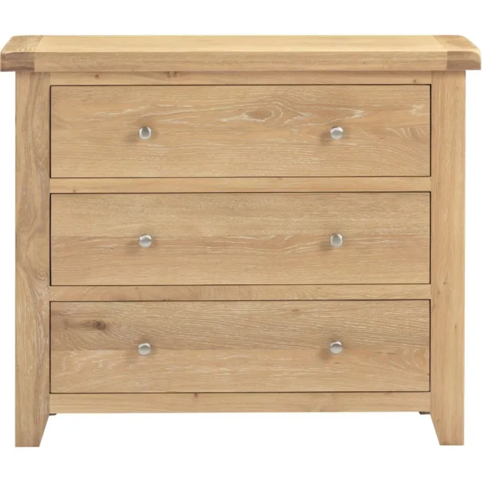 Windsor 3 Drawer Chest - Natural Oak
