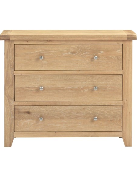 Windsor 3 Drawer Chest - Natural Oak
