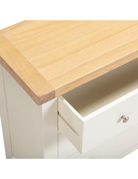 Windsor 3 Drawer Chest - Ivory/Oak