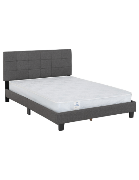 Arran 4FT6 Bedframe - Grey Fabric
