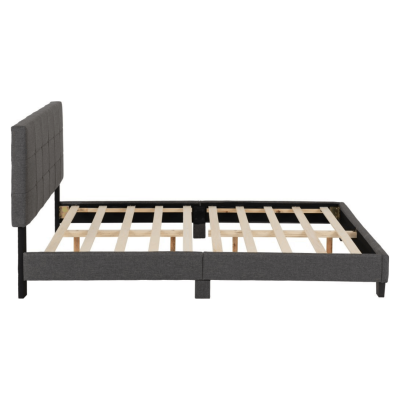 Arran 4FT6 Bedframe - Grey Fabric